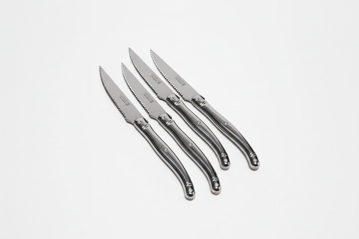 Couteau de table Laguiole Inox - Argent Inox  23 cm