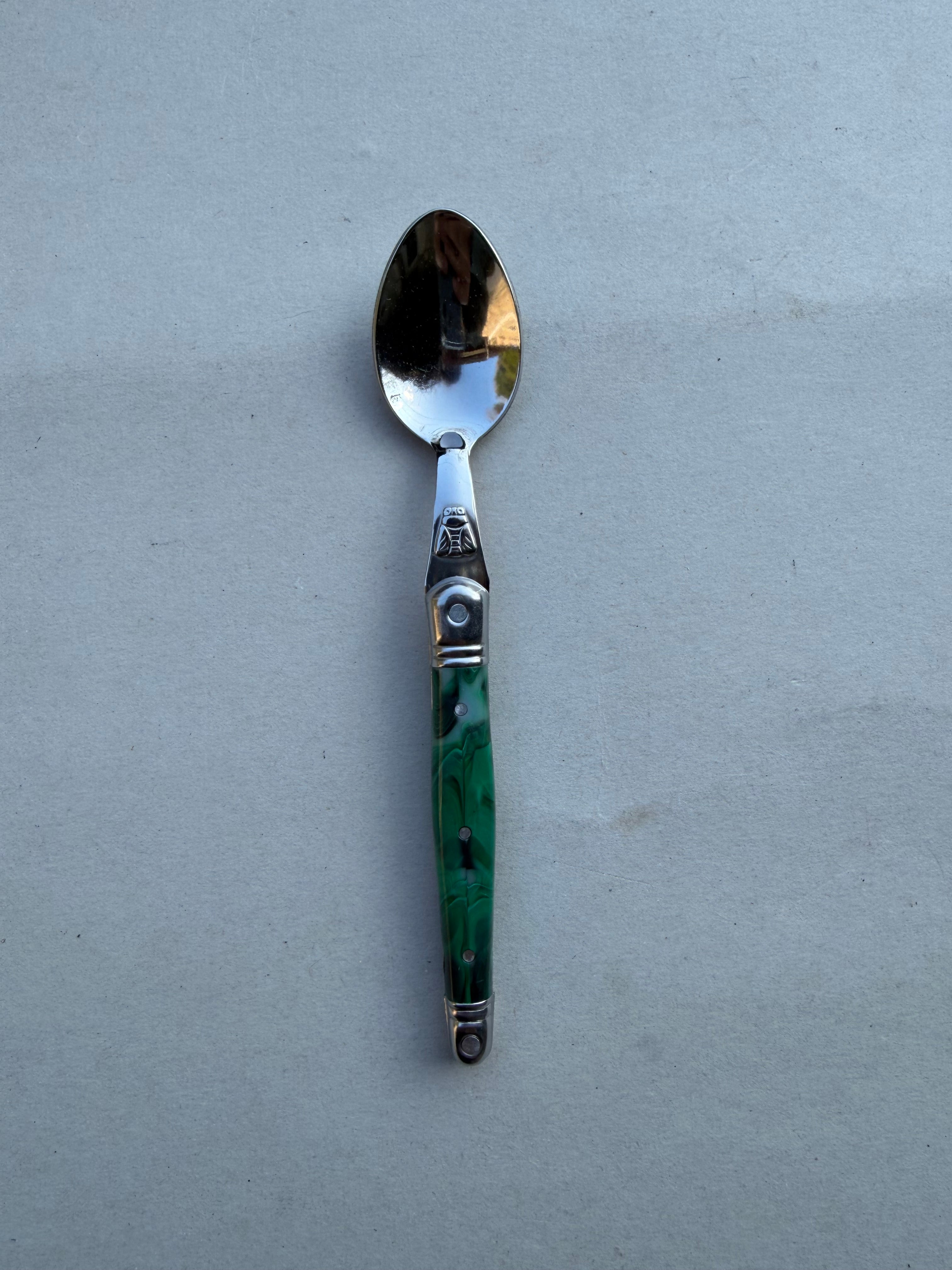 Cuillère à café - Marbe vert