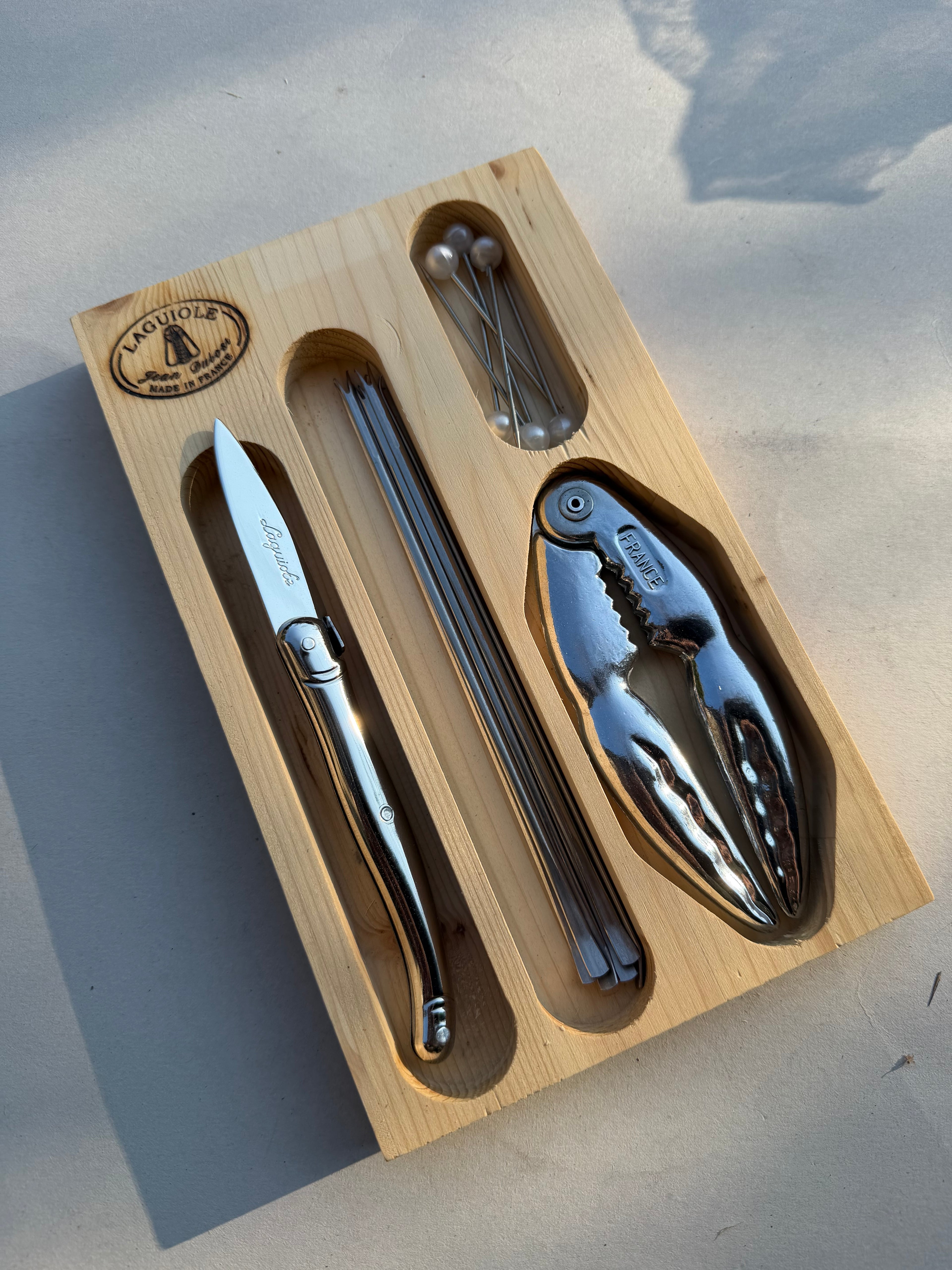 Set laguiole maritime - Inox