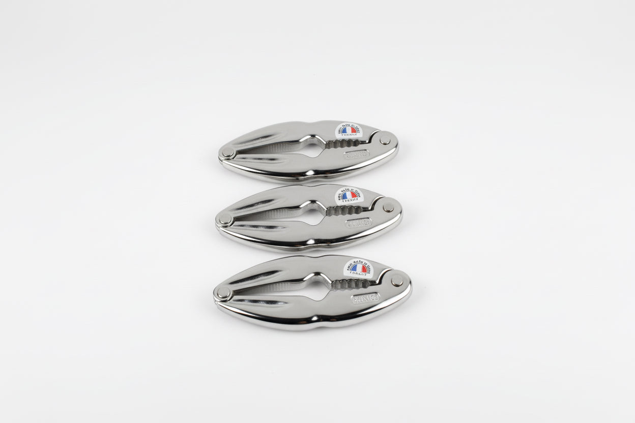 Pinces à crabes inox
