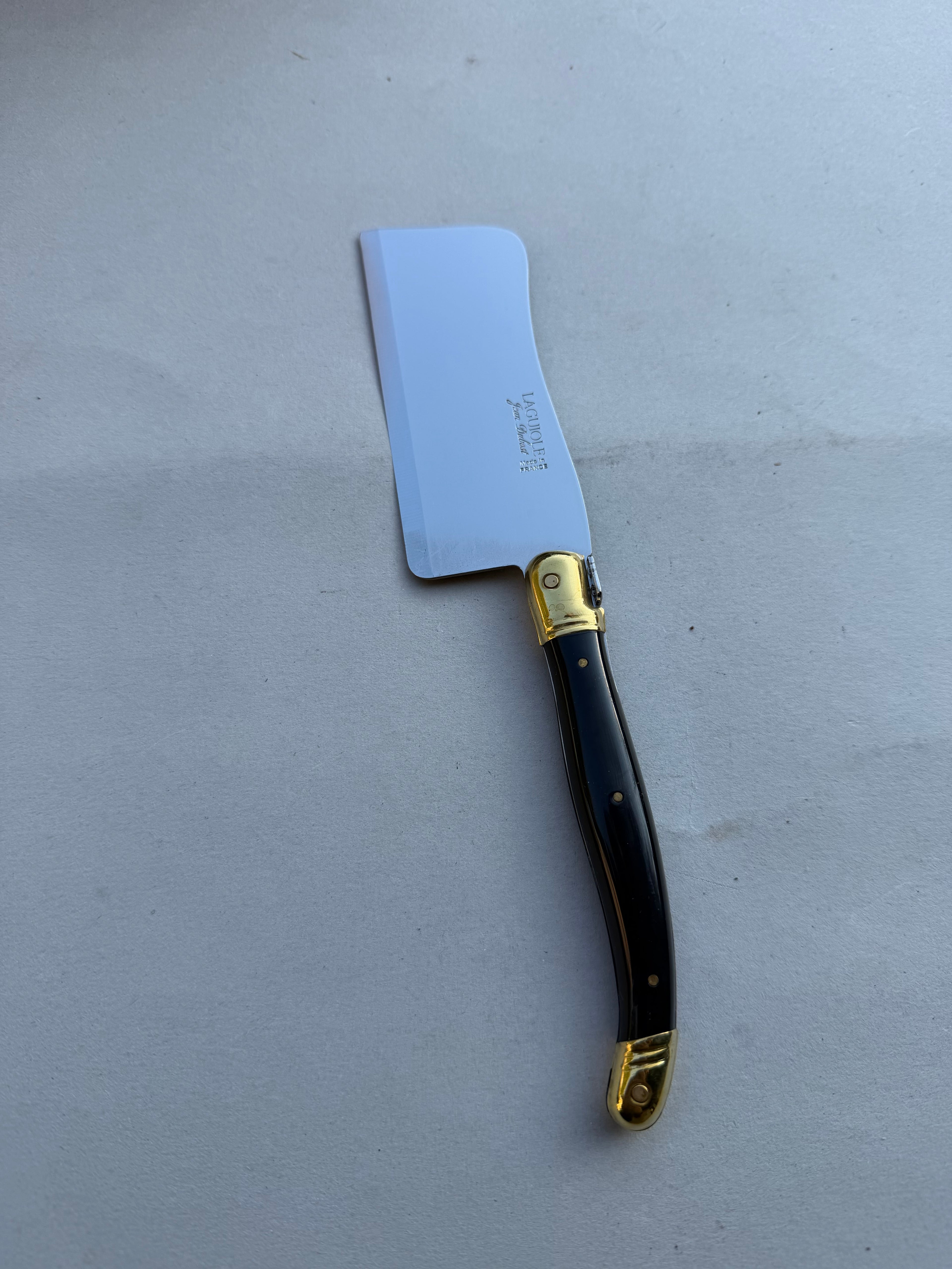 Hachette à fromage laguiole - Noir & Laiton