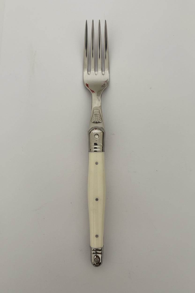 Fourchette laguiole 2.5mm - crème