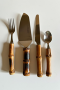 Service dessert vintage - Bambou